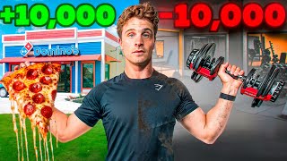 I Tried Eating and Burning 10000 Calories in 24 hours w Pelle Friesen [upl. by Asiralc]