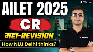 Critical Reasoning for AILET 2025  Complete Critical Reasoning Revision amp How NLU Delhi Thinks [upl. by Aneahs]