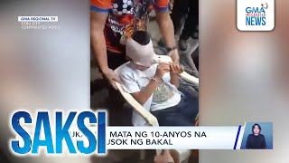 Talukap ng mata ng 10anyos na bata natusok ng bakal  Saksi [upl. by Moncear]