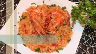 Risotto mit Garnelen  Italienisches Hauptgericht [upl. by Dominus]