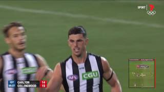 Pendlebury buries this gift  AFL [upl. by Oicinoid]