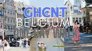 One Day walk in Ghent GHENT Belgium 4K scenery  petrolsmellofficial citytour travel [upl. by Eisset]