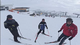 Kronplatz ski opening with Splitska ekipa [upl. by Eilahs]