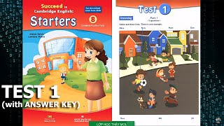 Starters 8 Complete Practice Tests 1 SUCCEED  Listening Tests 1 ĐÁP ÁN trong phần mô tả [upl. by Fayola]