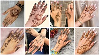 Ramadan eid special mehndi design 2024  Simple Mehndi Design 2024  Latest Chand Mehndi Design 2024 [upl. by Theobald633]