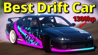 Forza Horizon 5 BEST DRIFT CAR  TUNE 1300hp 2jz Nissan s15 Silvia Drift Build [upl. by Rancell349]