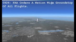 United Airlines Flight 93 Reconstruction with ATC Recording  September 11 2001 [upl. by Nospmis]