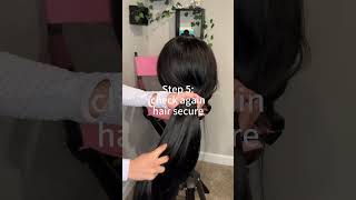 only if you wanna know how to make a wig with hair bundles hairextensions wigs [upl. by Aicatsan]