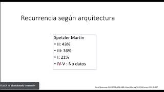 Malformaciones arteriovenosas recurrentes [upl. by Purdum]