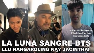 LLU nangaroling sa bahay ni JACINTHA MAGSAYSAY LA LUNA SANGRE BTS [upl. by Deryl]