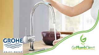 Grohe  Minta Sink Mixer With Extractable PullOut Spray  32321000 [upl. by Ilamad]