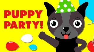 Puppy Party Song  Nursery Rhyme  The Nursery Channel [upl. by Meldon773]