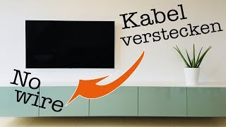 TV Kabel verstecken in Steinwand [upl. by Ssitnerp418]