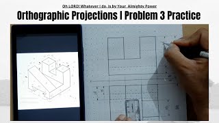 Orthographic Projections  orthographic projection in engineering drawing [upl. by Ellerred]