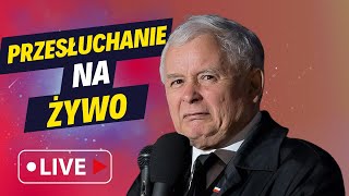 Jarosław Kaczyński zeznaje na komisji śledczej  posłowie Gosek i Ozdoba wykluczeni  na żywo [upl. by Gordy]