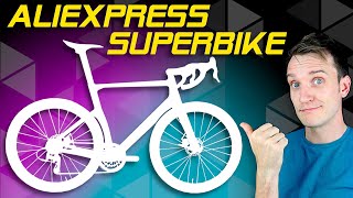 £1000 AliExpress Carbon road bike build  Disc brake [upl. by Ellainad]