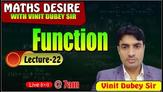 Domain amp Range Function  Lecture 22  NDA IITJEE 11th 12th CBSE ISE board nda iitjee [upl. by Ahsinek]