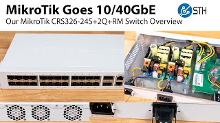 MikroTik CRS32624S2QRM Overview Video for Our Review [upl. by Cherri]