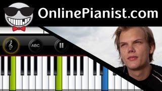 Avicii  Levels  Piano Tutorial [upl. by Nierman]