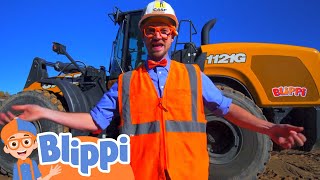 Blippi Explores a Digger  Blippi  Learning Videos for Kids [upl. by Aneehsor]