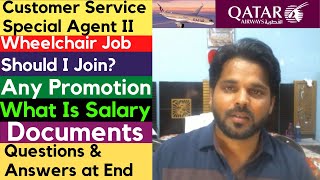 Customer Service Agent II Special Services QAS  Qatar Airways  Salary  Duty Timing amp More [upl. by Solracsiul]