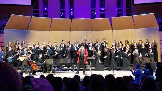 Liberty University Chorale Performance 2018 Surprise Ending quotFrom Now Onquot The Greatest Showman [upl. by Yruok]