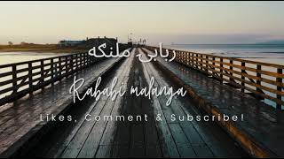 Rababi malanga male version  ربابې ملنګه pashto song slowed and reverb [upl. by Aicetal273]