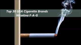 Most Famous Cigarette Brands In The World  USA Tier List [upl. by Imrots802]