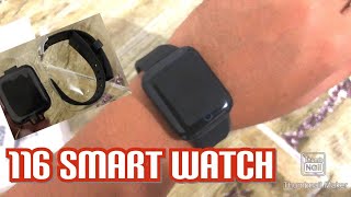 116 PLUS SMART BRACELETWATCH  SHOPEE  ENGLISH [upl. by Mihar]