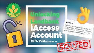 UNLOCK LANDBANK iACCESS ACCOUNT thru Online in less than 4 minutes  Super Easy Steps  MAY 2024 [upl. by Oliy98]