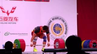 Liao Hui WWC 2013 World Record 198kg Clean and Jerk [upl. by Abrams]