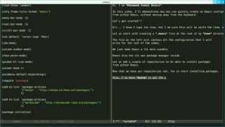 Emacs configuration in 24 minutes [upl. by Sirc312]