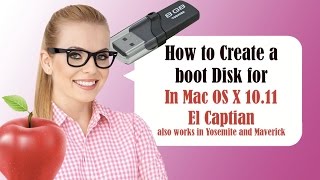 How to Make a Bootable Mac OS X El Capitán 1011 or Yosemite 1010 USB Thumb Drive [upl. by Anse]