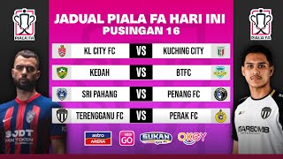 Jadual Perlawanan Piala FA Malaysia 2024 Hari ini  Terengganu vs Perak FC  Pusingan 16 [upl. by Enahs]