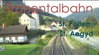 Führerstandsmitfahrt Traisentalbahn St Pölten  St Aegyd HD  Cab Ride  ÖBB 2143 [upl. by Assela579]