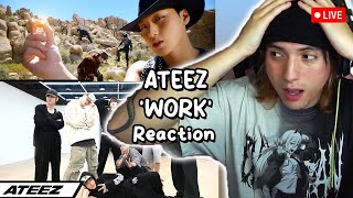 ATEEZ에이티즈  WORK Official MV amp Dance Practice Mirrored Reaction [upl. by Ahsytal]