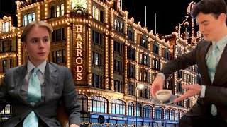 What to do in London at Christmas time Hermes Harrods Food and a visit to the Mandarin Oriental [upl. by Ruckman]