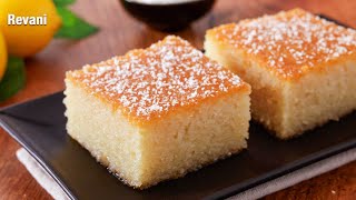 Revani  Turkish Syrup Cake [upl. by Pedroza]