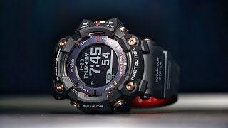 35th Anniversary GPRB1000TF Magma Ocean GPS Rangeman GShock watch unboxing amp review [upl. by Aleuqahs914]