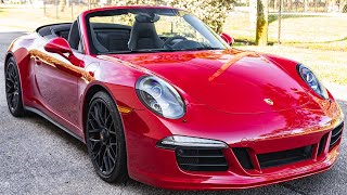 2016 Porsche 911 Carrera GTS Convertible  Manual Transmission [upl. by Imrots37]