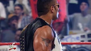 The Rock Entrance After Backlash 2000 As The New WWE Champion Huge Pop  RAW IS WAR [upl. by Easton]