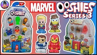 Marvel Ooshies Series 3 4 Pack amp DC Comics Ooshies Series 3 7 Pack opening [upl. by Nigle]