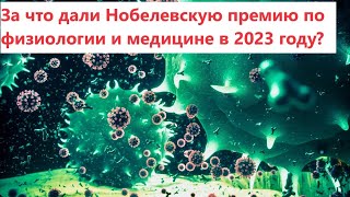 За что дали Нобелевскую премию по физиологии и медицине в 2023 году [upl. by Ushijima]