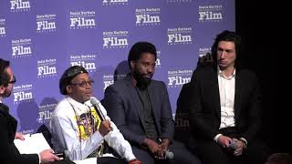 SBIFF Cinema Society  quotBlackkklansmanquot QampA with Spike Lee John David Washington Adam Driver [upl. by Judah]