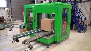 JOMET Automatic case erector for 02010200 boxes [upl. by Schreibman641]