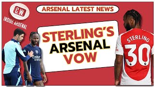 Arsenal latest news Sterlings message  Netos move  Martinelli switch  Zinchenkos future [upl. by Assiled]