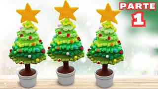 🎄🌟 Árbol Navideño a Crochet  Parte 1  Tutorial Paso a Paso 🧶✨ [upl. by Dygall]