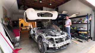 Mercedes 300 SL Gullwing replica build [upl. by Arrej]