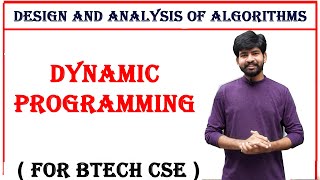 dynamic programming  general method  applications  design and analysis of algorithms  daa [upl. by Bobbette]