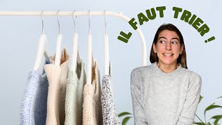 JE TRIE MON DRESSING AVANT LE DÉMÉNAGEMENT 👗📦 [upl. by Shea]